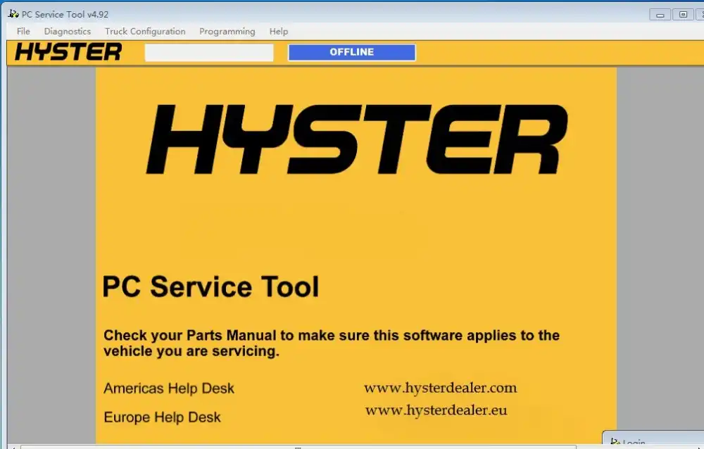 Hyster And Yale Pc Service Tool V 4 92 2019 Unlocked Keygen
