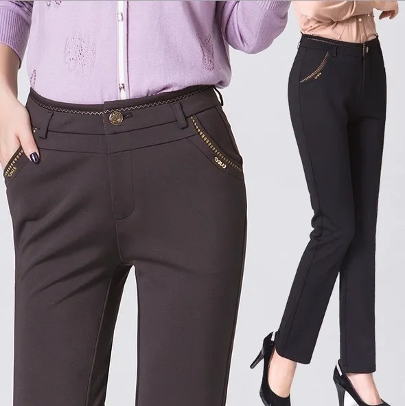 2017 Office Ladies Business Suit Pants Plus Size 6XL 7XL Formal Dress