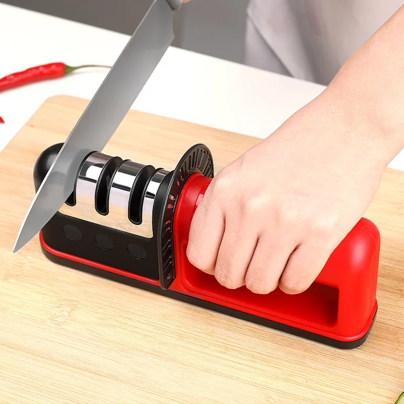 AIWILL трехступенчатая быстрая точилка для домашнего использования заточка камня заточка для ножей Кухня мульти-функциональный гаджет