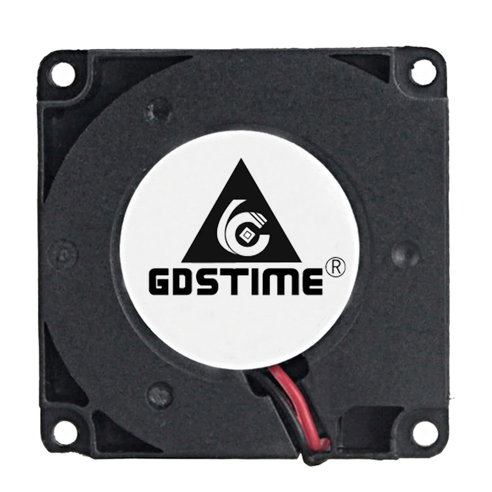 Вентилятор для 3D принтера Gdstime 10 шт. 40 мм 4 см 5 В 12 24 Турбовентилятор бесщеточный x
