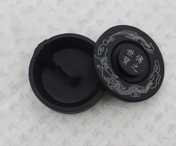 

Chinese Inkstone She Yan Hand Carving Inkslab for Calligraphy Inkstone Yan Tai Study Supplies Student Ink Stone Chinese Culture