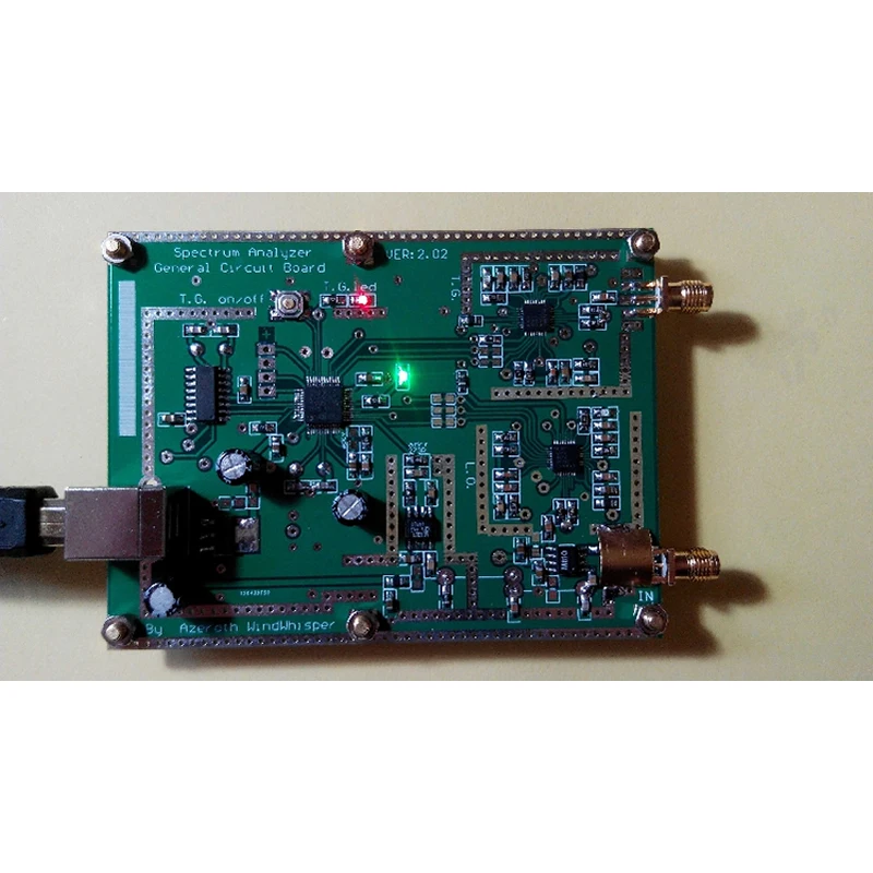 Простой анализатор спектра D6(с отслеживающим источником Т. Г.) V2.02 простой источник сигнала