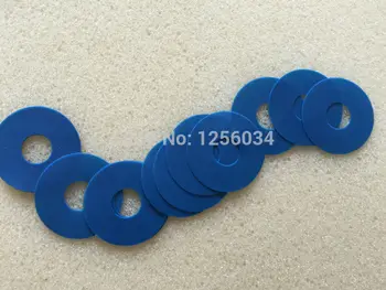 

100 pieces blue rubber sucker 38x14x0.5MM offset sucker