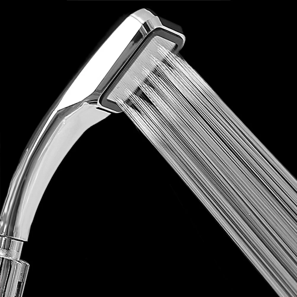 

Quality 300 Hole Bathroom Faucet Boost Shower Head Water Saving Flow Chrome ABS Shower Head High Pressure Bathroom Rainfall