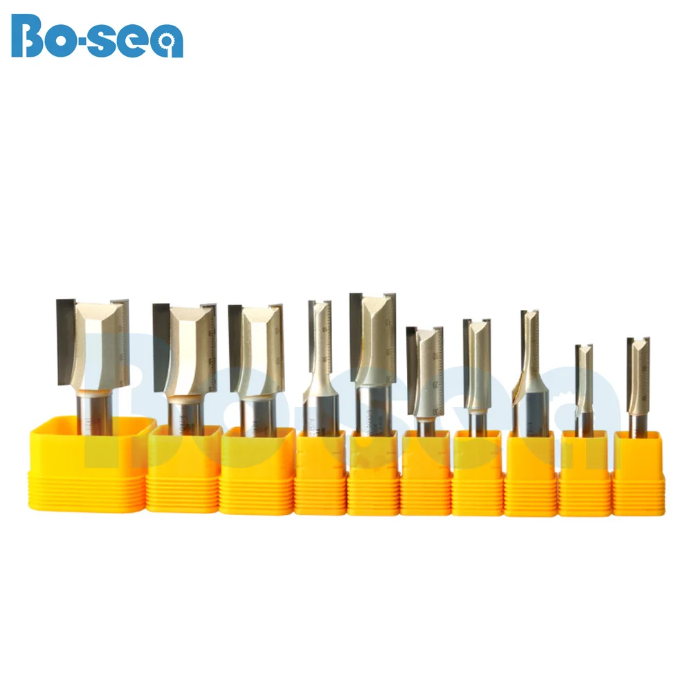 

Metric Size Tungsten Carbide 2 Flutes Professional 1/4 Inch Shank Router Bit 6.35mm shank size