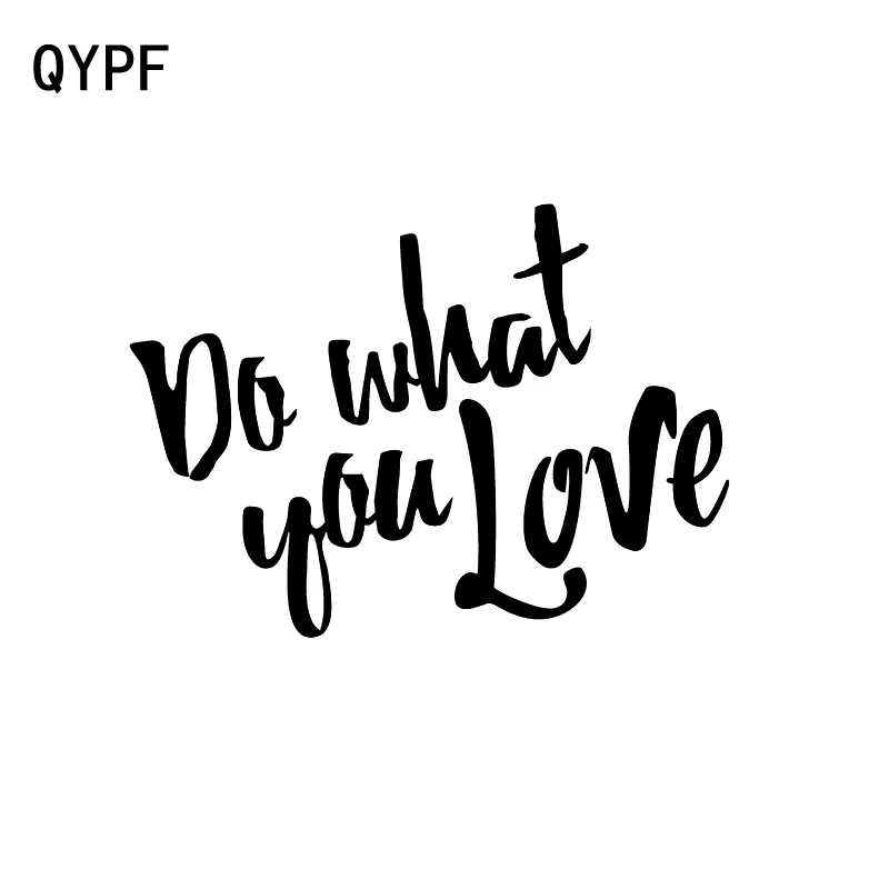 QYPF 14 3 см * 10 Мода делать то что вы любите винил высокое качество вдохновляющие