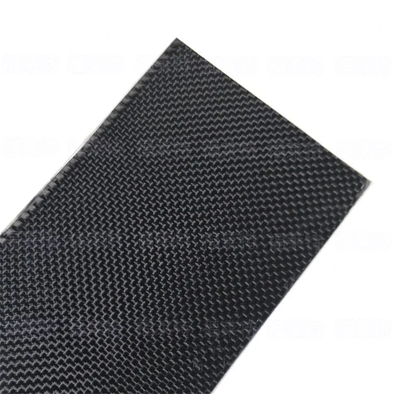 500x600x0.3mm Real Carbon Fiber Plate Panel Sheet 3K Plain Weave Glossy