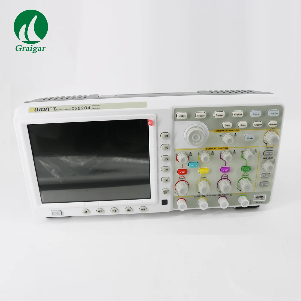 

Portable Digital Oscilloscope TDS8204 with 4 Channels 7.6M Record Length Max 200MHz bandwidth