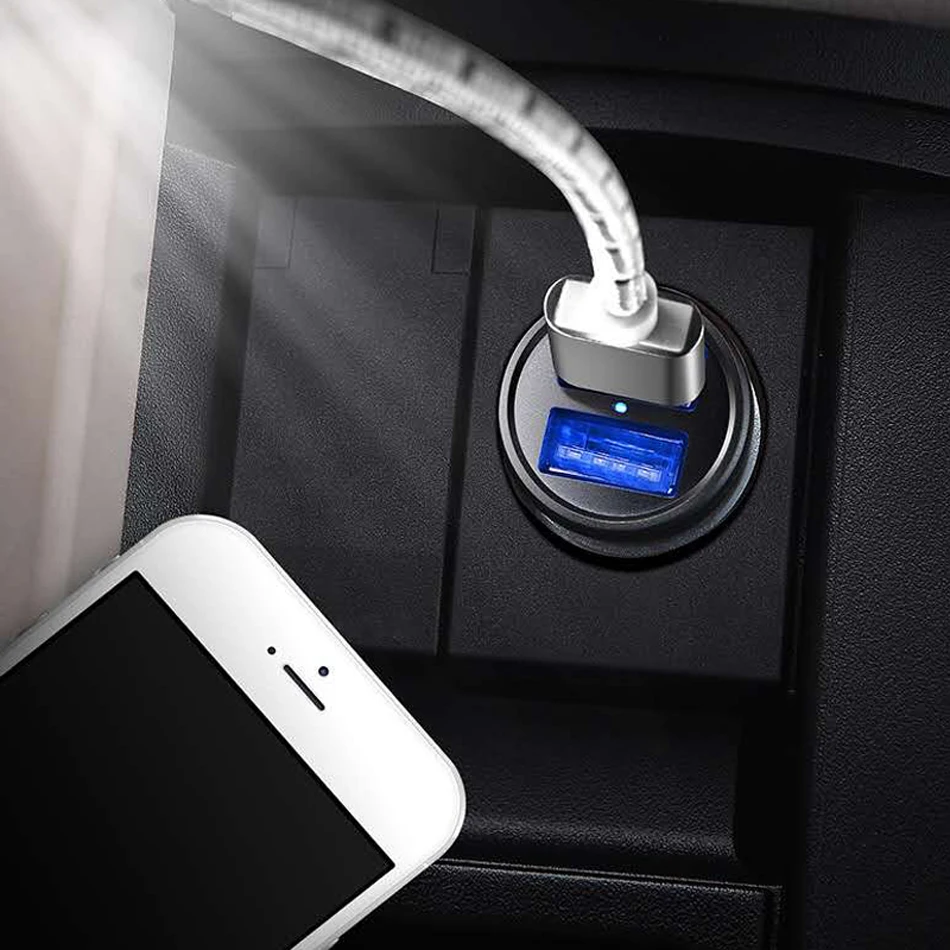 Dual USB Car Charger LCD Digital Display Phone Charger in car For iPhone X 8 8plus Samsung S8 S9 Smartphone Car-charger8