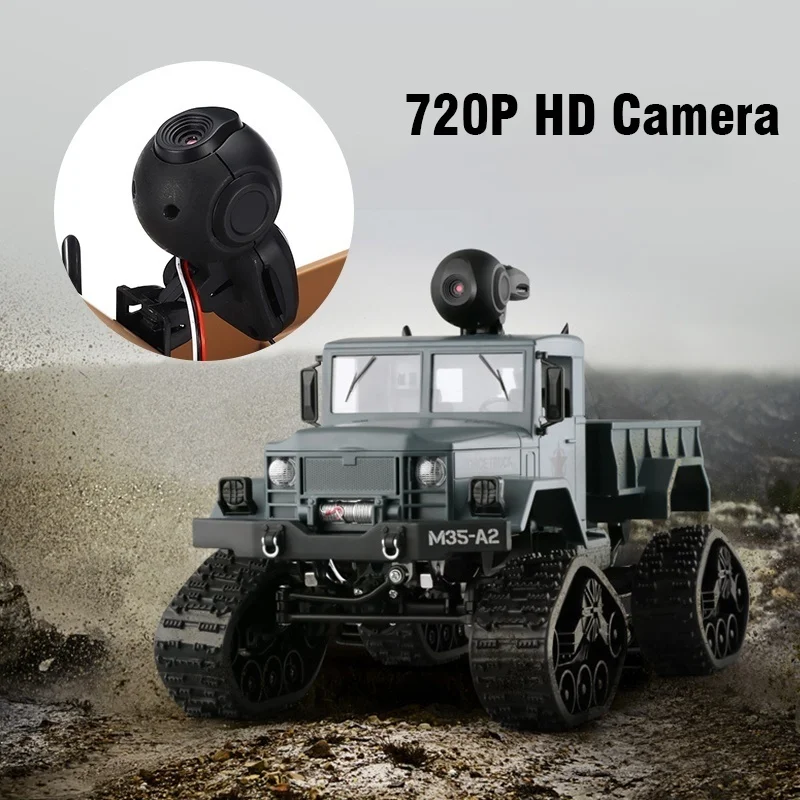 Внедорожный военный грузовик 4WD 2 4G приложение управление Wi Fi светодиодные фонари