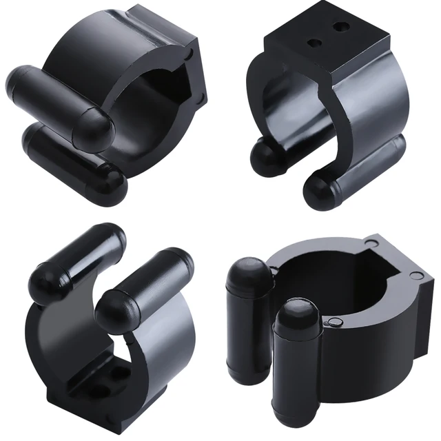 10Pcs Regular Standard Plastic Fishing Rod Storage Clips Black Fishing