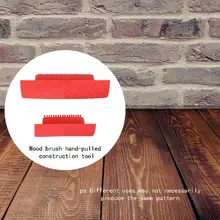 2 шт DIY Имитация древесины зерна краски ролик кисти стены краски ing набор инструментов стены текстуры искусства краски набор инструментов