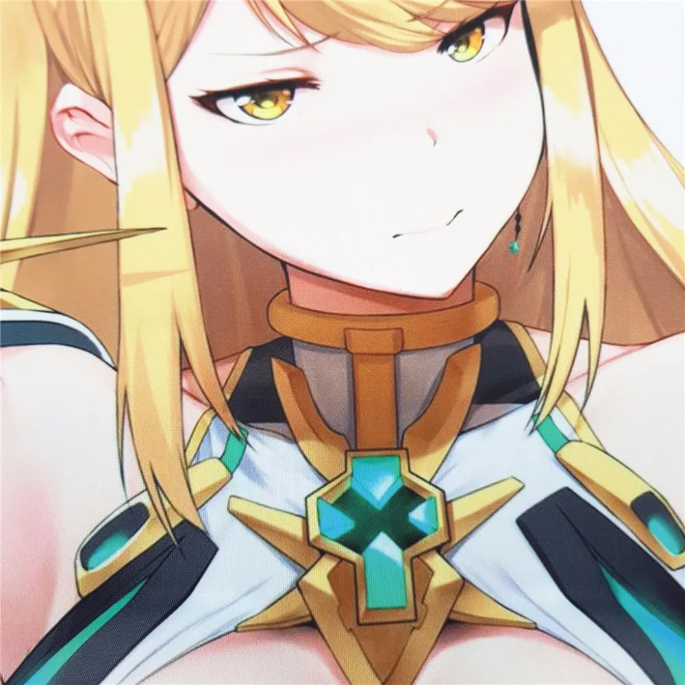 Xenoblade 2 Hikari 3D Oppai игровой коврик для мыши с мягкой гелевой подставкой для запястья