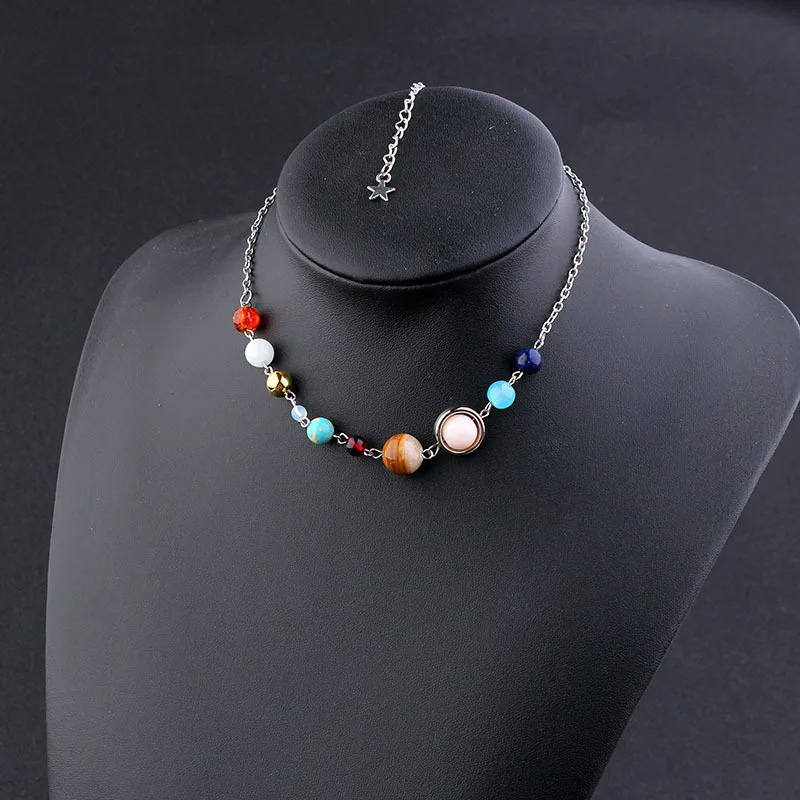 Ожерелье со звездой стражи из естественных камней ожерелье с подвеской для