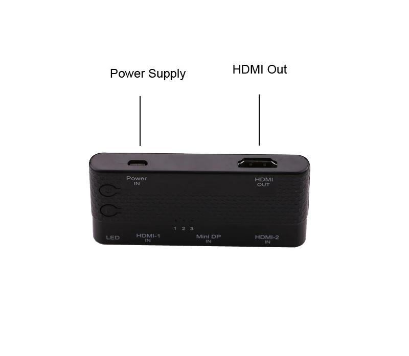3 в 1 Выход HDMI x 2 + Mini DP Displayport для Switch Switcher конвертер сплиттер Macbook PS3 XBOX/PC ноутбук