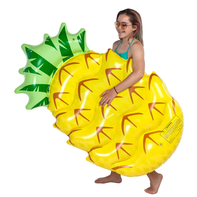 145CM-57inch-Inflatable-Pineapple-Pool-Float-2018-New-Swimming-Ring-For-Women-Chilren-Summer-Water-Fun