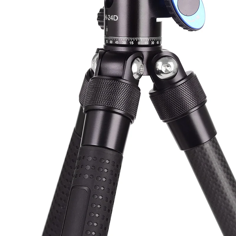 GIZOMOS C-20 2 in 1 Tripod and head Mini Profesional Flexible Carbon Fiber Tripod Lightweight Tripo