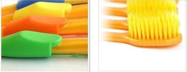 Rápida do Navio Escova de Dentes Cuidado da Pessoa Forma Pacote Varejo Pces Saudável Protable Nano Bambu Anion Carvão Vegetal Saúde Dupla Adulto 4 3 pces) saudável protable nano bambu anion carvão