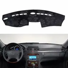 Для Mercedes-Benz s-класс W220 s280 s320 s350 s400 1998-2005 фланель Dashmats приборная панель покрывает приборную панель коврик в машину на заказ