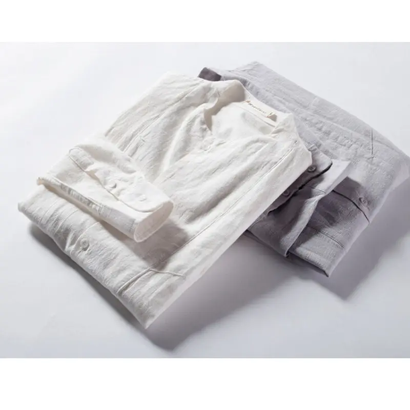 G-LIKE рубашки в китайском стиле с длинными рукавами для единоборств одежда из хлопка и льна дышащая одежда для отдыха