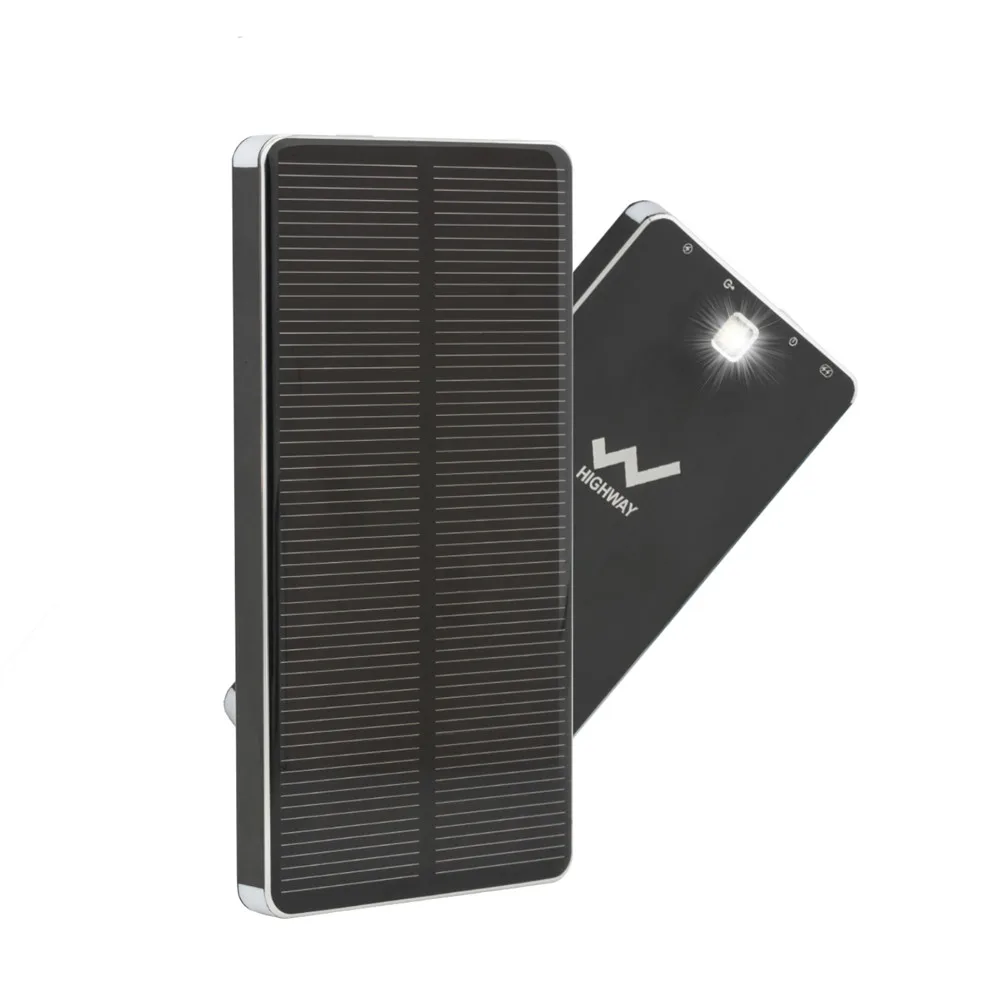 

PowerGreen 10000mAh 5V 2A Utdoor Dual USB Ports Solar Power Bank Charger for Phone
