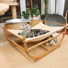 Желаю вам приятной мечты. Японский стиль кованого железа кошка гамак диван для домашних животных, кровать кошачьего туалета четыре сезона универсальный