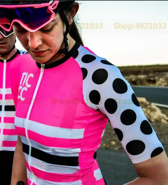 This is Ticcc Team Cycling jersey, женская летняя одежда, стиль, одежда для езды на велосипеде, одежда с коротким рукавом, спортивная гоночная рубашка Coolmax - Цвет: 10