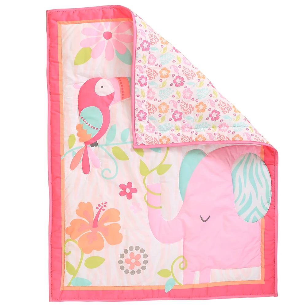 Baby Blanket Cotton Printed Baby Blanket And Comforter-84*107cm For Newborn Boy Girl Baby Cartoon Animal Pattern