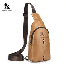 LAOSHIZI LUOSEN модные сумки из натуральной кожи через плечо мужская повседневная сумка-мессенджер маленькая брендовая дизайнерская мужская сумка на плечо