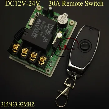

Motor Water pump High-power Remote Switch DC 12V 24V 30A Relay Contact Switching Wireless Switch ASK Smart Home ASK 315 433 Lear