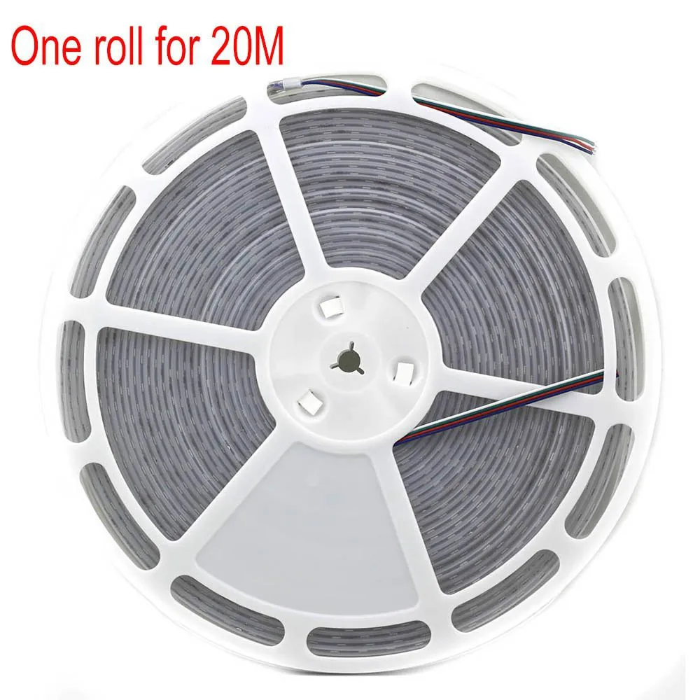 cheap 24V 20m led strip light 5050 with silicon tube waterproof IP67 1200led cool white warm white rgb flexible tape rope stripe