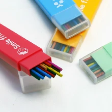 6 шт.(трубы)/лот Премиум 2,0 мм механический карандаш цвет приводит высокого качества hi-polymer разноцветные карандаши для рисования