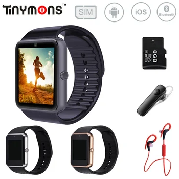 GT08 Bluetooth Smart Watch Wristband SIM TF Card Phone MP3 Smartwatch For Apple iOS Android SMS/call Reminder Fitness Camera
GT08 Bluetooth Smart Watch Wristband SIM TF Card Phone MP3 Smartwatch For Apple iOS Android SMS/call Reminder Fitness Camera