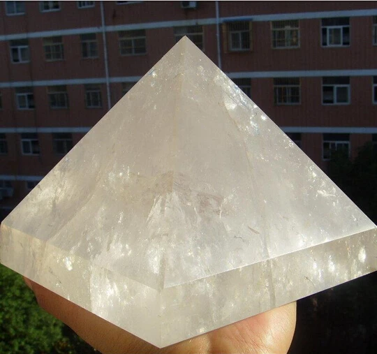 

A 2451g Natural Quartz Crystal Pyramid Healing China (0601)