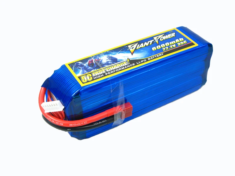 Giant power battery 6000mah 22.2V 35C rc lipo batteries 6s for DJI