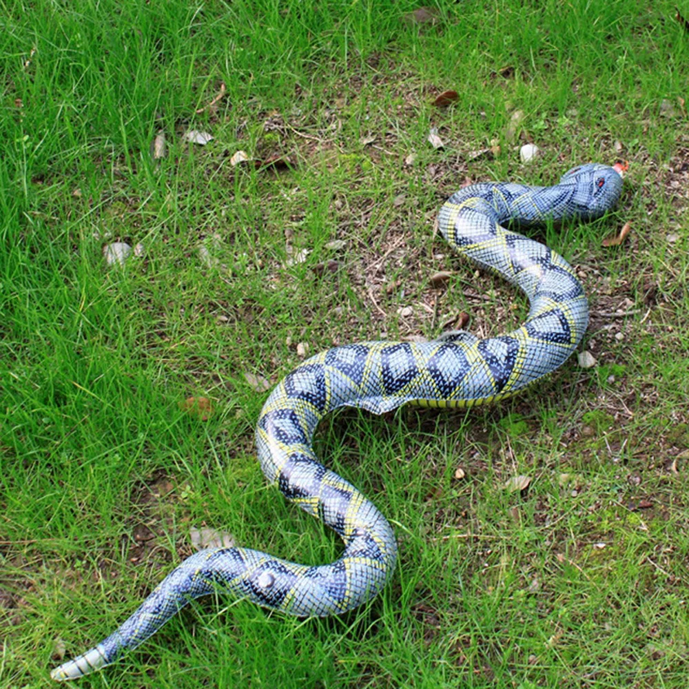 

Quality Scary Inflatable Toy Animal Snake Python Gift Wild 1pc Swimming Reptile