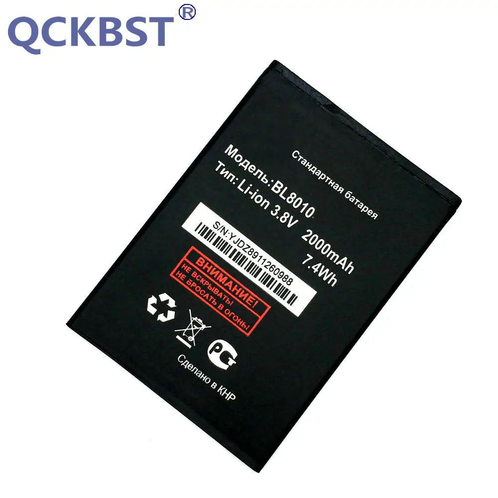 Аккумулятор BL8010 для Телефона FLY FS501 Nimbus 3 BL 8010 2000mAh Baterij Batterie+ код отслеживания