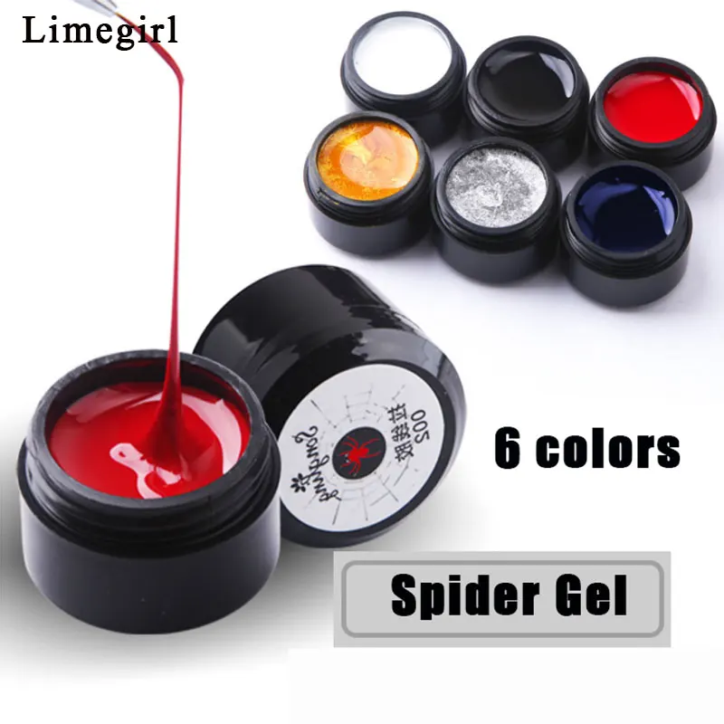 Wire Drawing Nail Gel Spider Web Creative Line Painting Gel Polish Pulling Lacquer Varnish Silk Nail