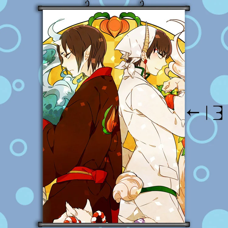 Японское аниме Hozuki's Coolheadedness Hoozuki no Reitetsu персонаж HOZUKI домашний Декор настенный