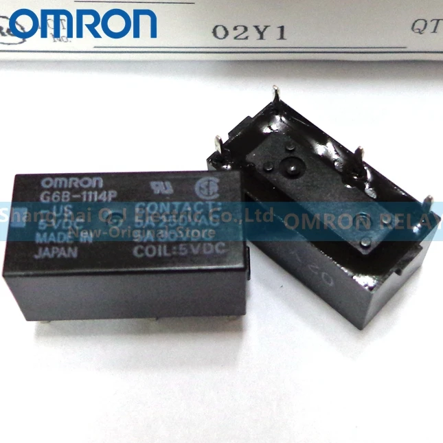 

OMRON RELAY G6B-1114P-US 5VDC G6B-1114P-US 12VDC G6B-1114P-US 24VDC G6B-1114P-US 5V 12V 24V Brand new and original relay
