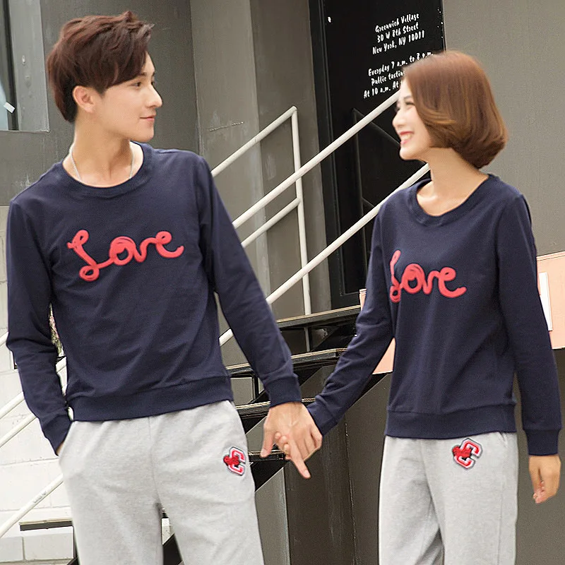 Perfect Family Clothing 2019 Autumn Mother Daughter Father Boy Clothes set Family Matching Outfits Cotton LOVE Shirt Pants Family Look 2