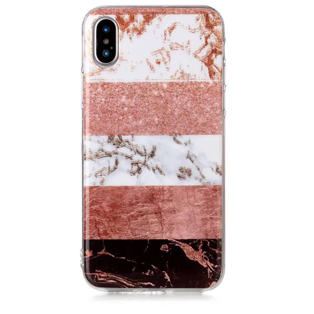 Marble Patter Back Cover For iphone X 6 6X 5s SE Case Giliter TPU Soft