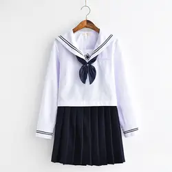 2019 Новый JK комплект школьной формы для девочек студент галстук для костюма костюм моряка комплекты таблице костюм японский комбинезон