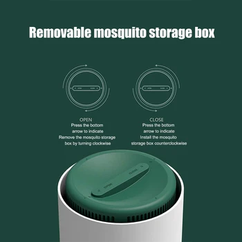 

Portable Cactus Shaped LED Mosquito Killer Lamp Silent Electronic USB Inhaled Powered Lamp For Home Office Camping