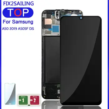 

6.4'' Lcd For Samsung galaxy A50 A505F/DS A505F A505FD A505A LCD Display Touch Screen Digitizer Frame For Samsung A50 lcd