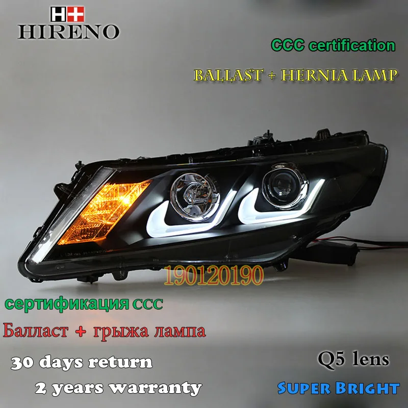 2 шт. фары Hireno для Honda Crosstour 2011 14|led drl|hid xenondrl led |