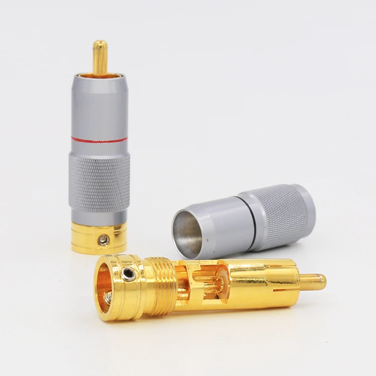 Высокопроизводительные Позолоченные Аудиоразъемы RCA VR003G RCA|connector rca|connectors goldconnector