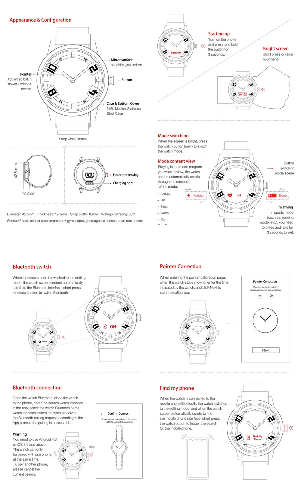 Lenovo Watch X Mechanical Smart Watch (23)