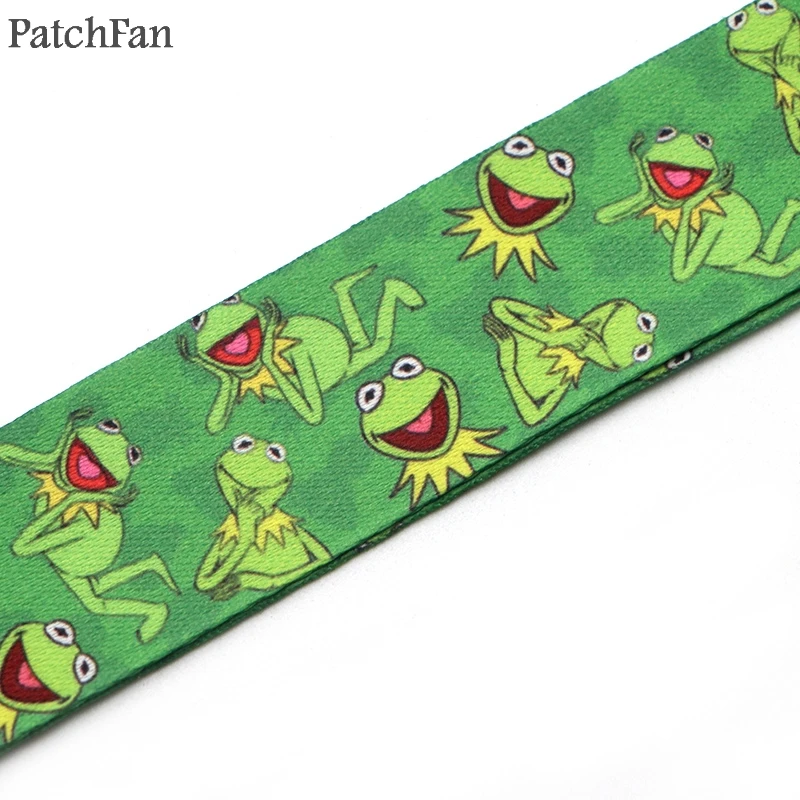 A0341 Patchfan Новый мультяшной лягушкой бирка Ремешок шейный ремешок для Безопасность