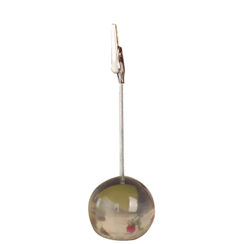 

Support with photo card Memo of transparent Base Clamp
